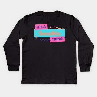 It's a smoMo thing Kids Long Sleeve T-Shirt